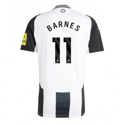 Moški Nogometni dresi Newcastle United Harvey Barnes #11 Domači 2024-25 Kratek Rokav Moški Nogometni dresi Newcastle United Harvey Barnes #11 Domači 2024-25 Kratek Rokav